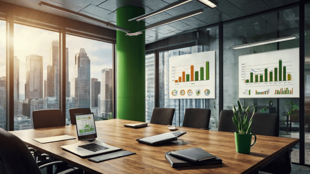 Como Aumentar a Receita da Empresa sala de reunião.