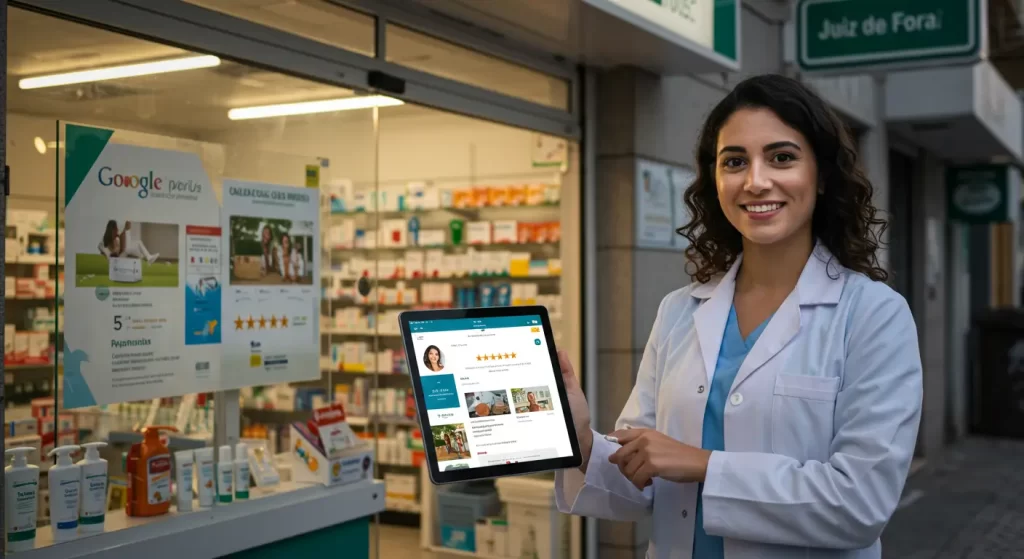 Perfil da empresa no Google drogaria